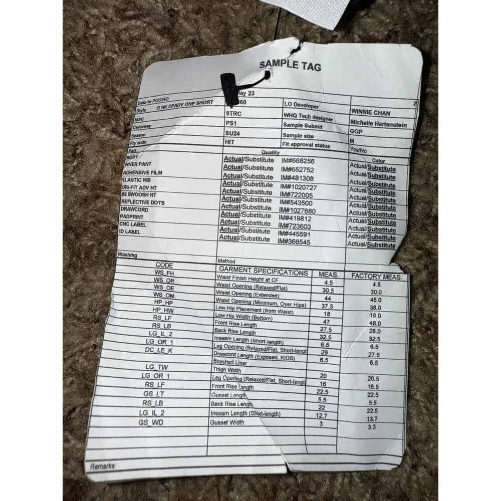 Nike Big Kid's (Girls') Dri-FIT ADV Shorts Sample - Picture 10 of 10